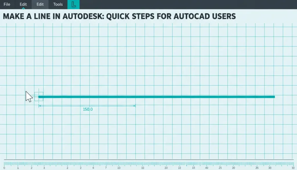 make a line in autodesk