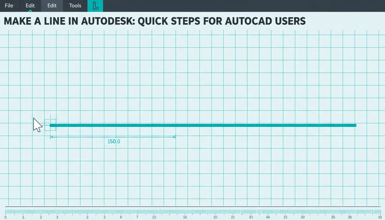 Make a Line in Autodesk with Easy AutoCAD Steps