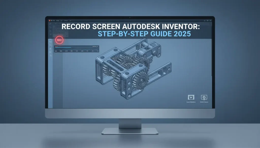 record screen autodesk inventor