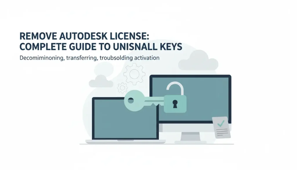 remove autodesk license