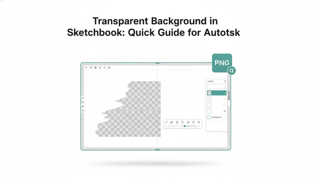 transparent background in sketchbook