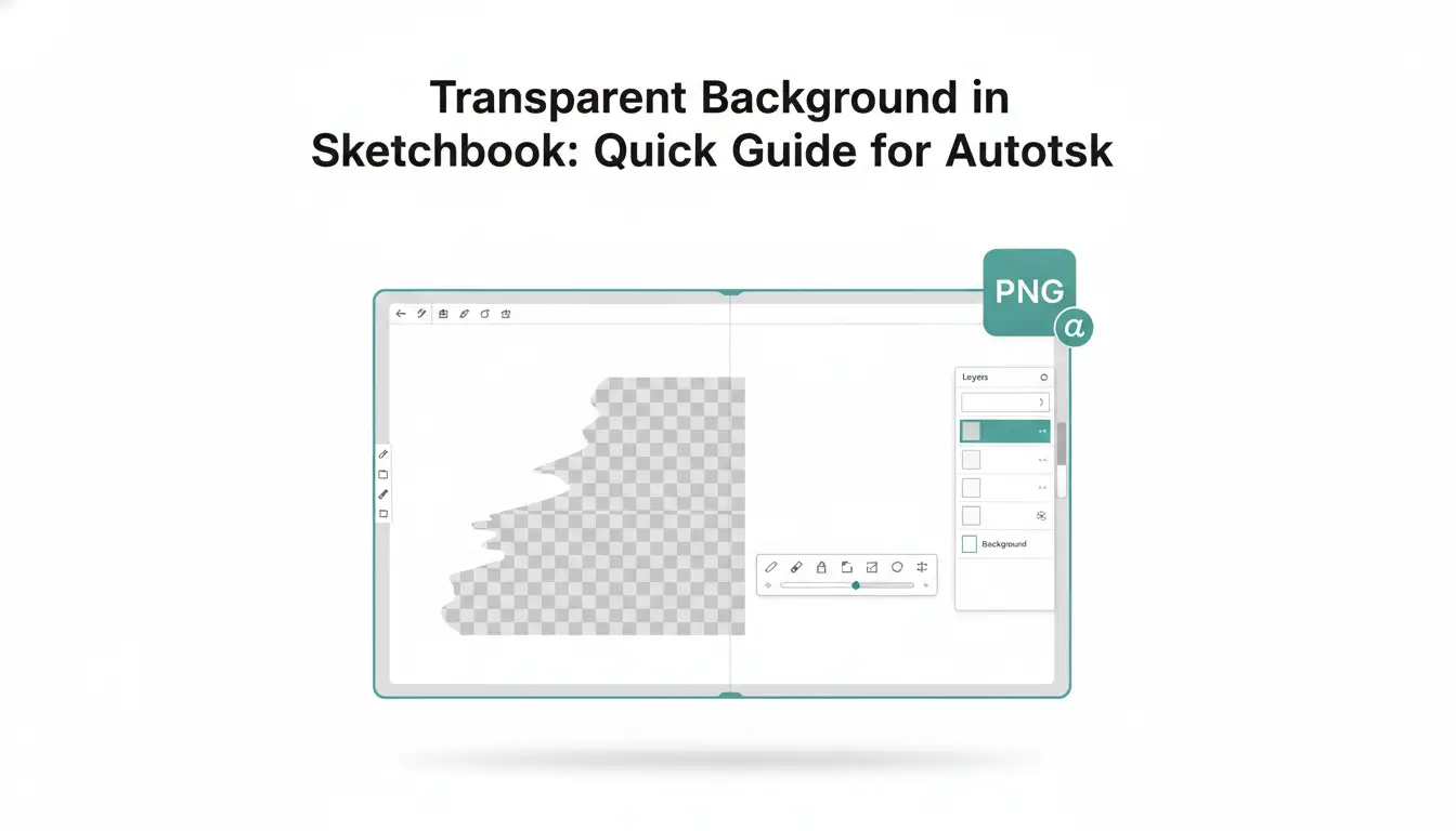 transparent background in sketchbook