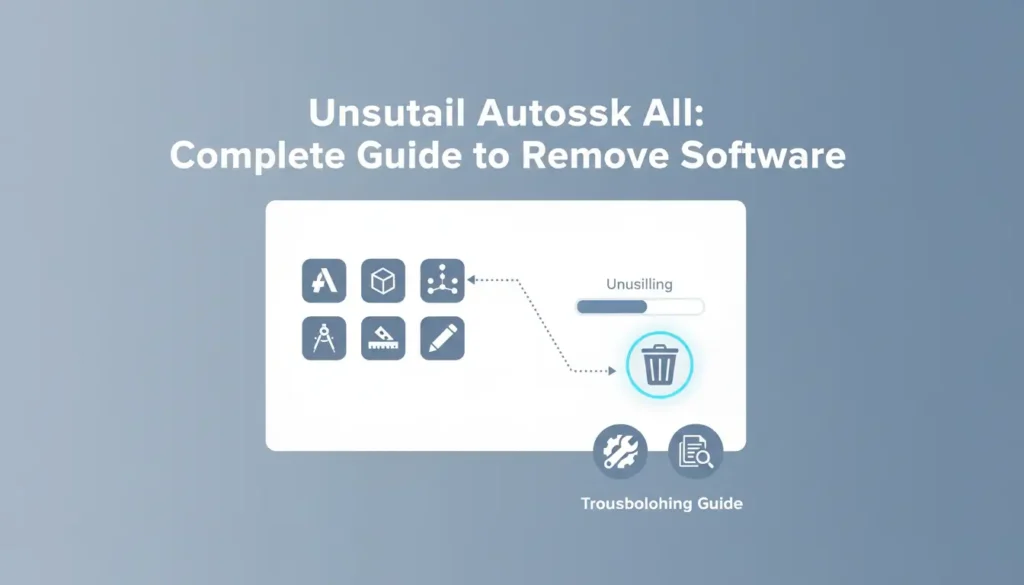 uninstall autodesk all